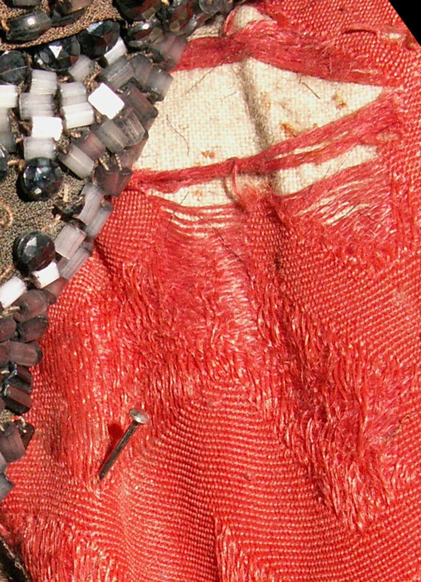 Particolare del degrado prima del restauro